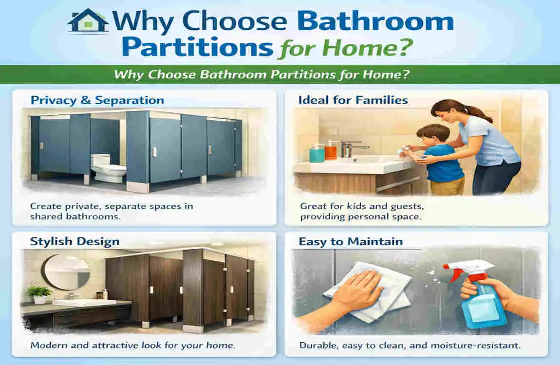 bathroom partitions for home