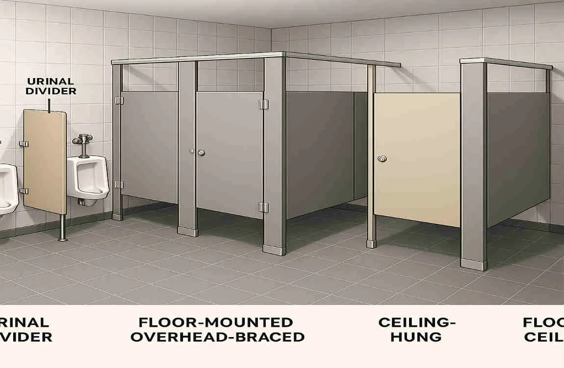 bathroom partitions for home