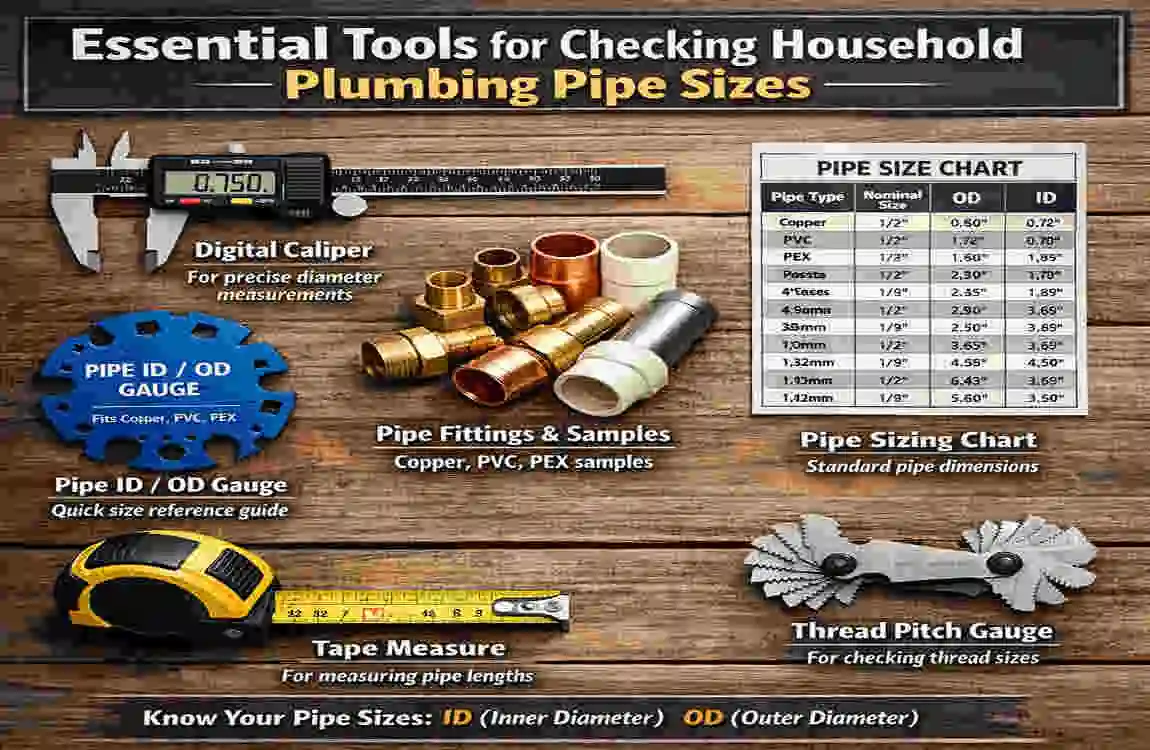 Ultimate Guide to Household Plumbing Pipe Sizes: Standard Dimensions, Types & DIY Tips