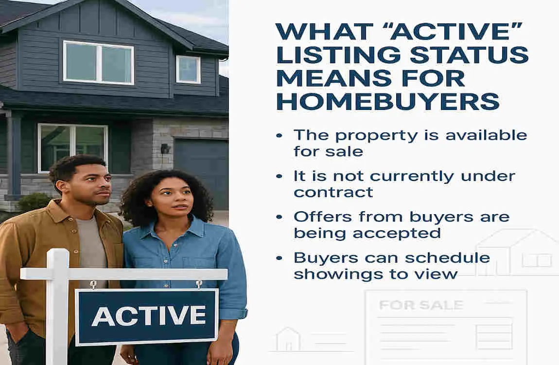 what does active mean on a house for sale