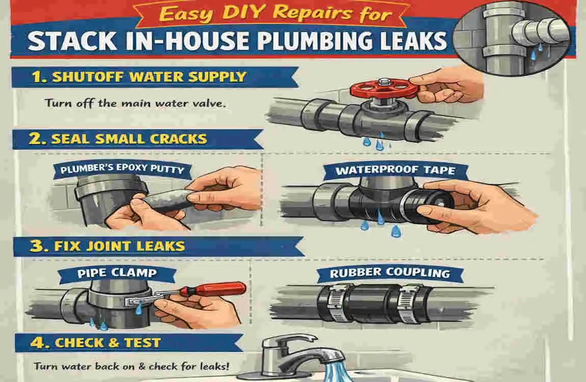Stack In-House Plumbing Guide: Diagnose Leaks, Venting Problems & Easy DIY Repairs