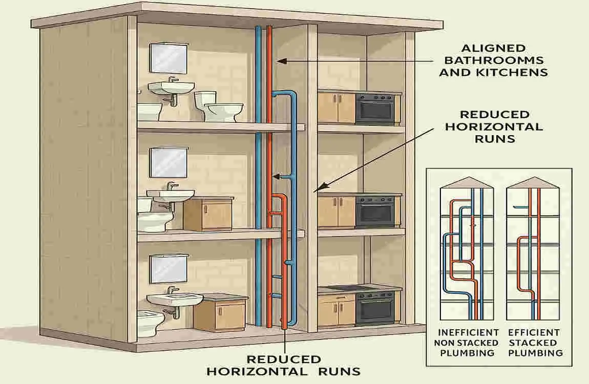 stack in house plumbing