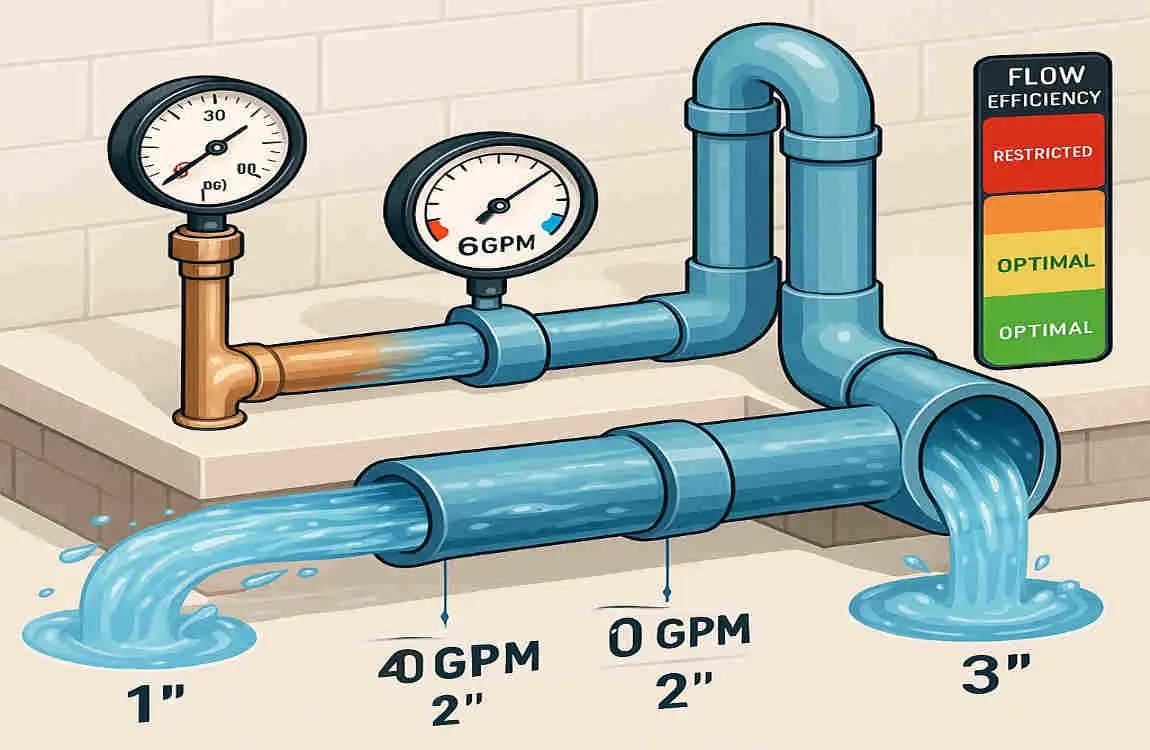 household plumbing pipe sizes