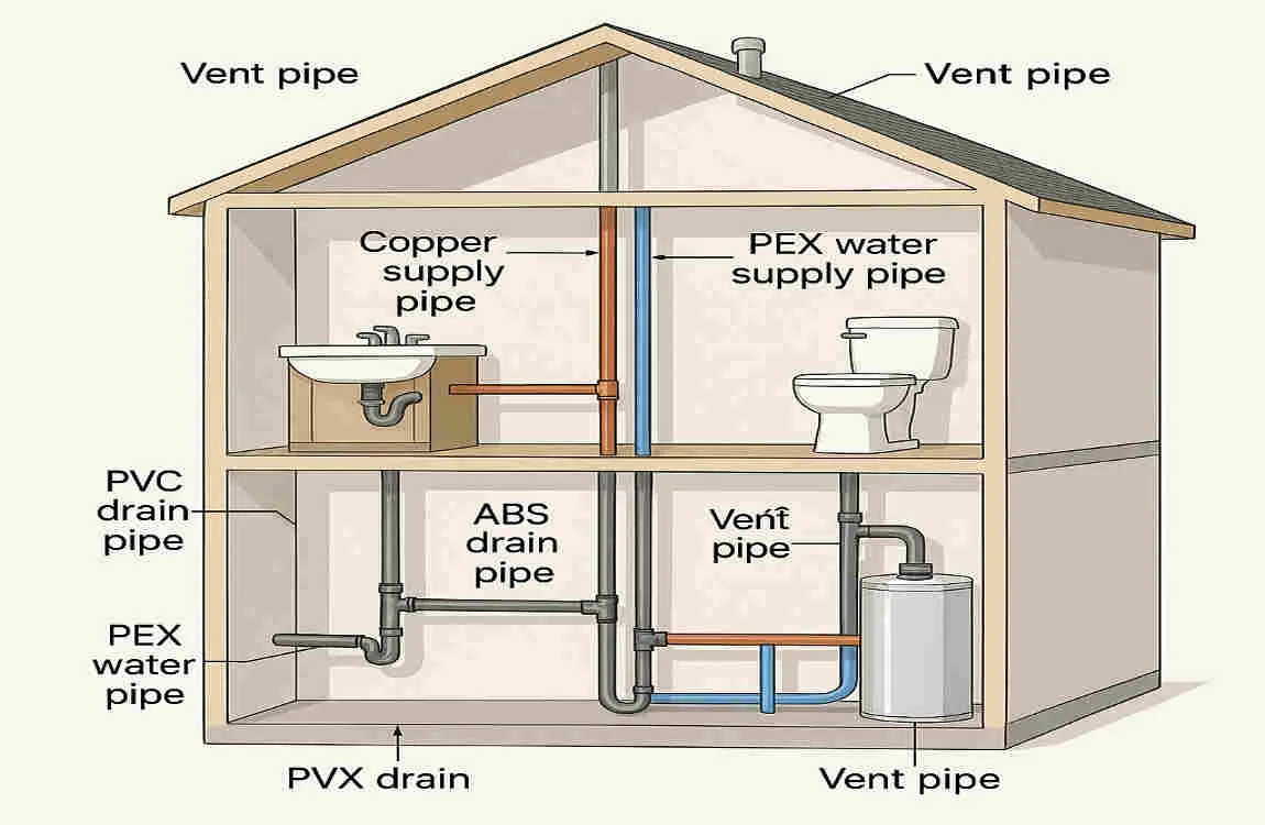 household plumbing pipe sizes
