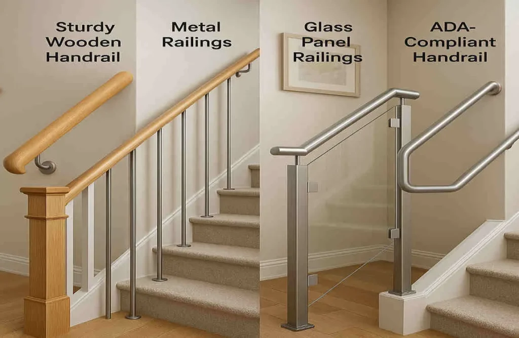 types of handrails