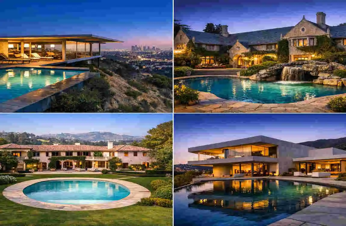 Hollywood Hills Celebrity Homes