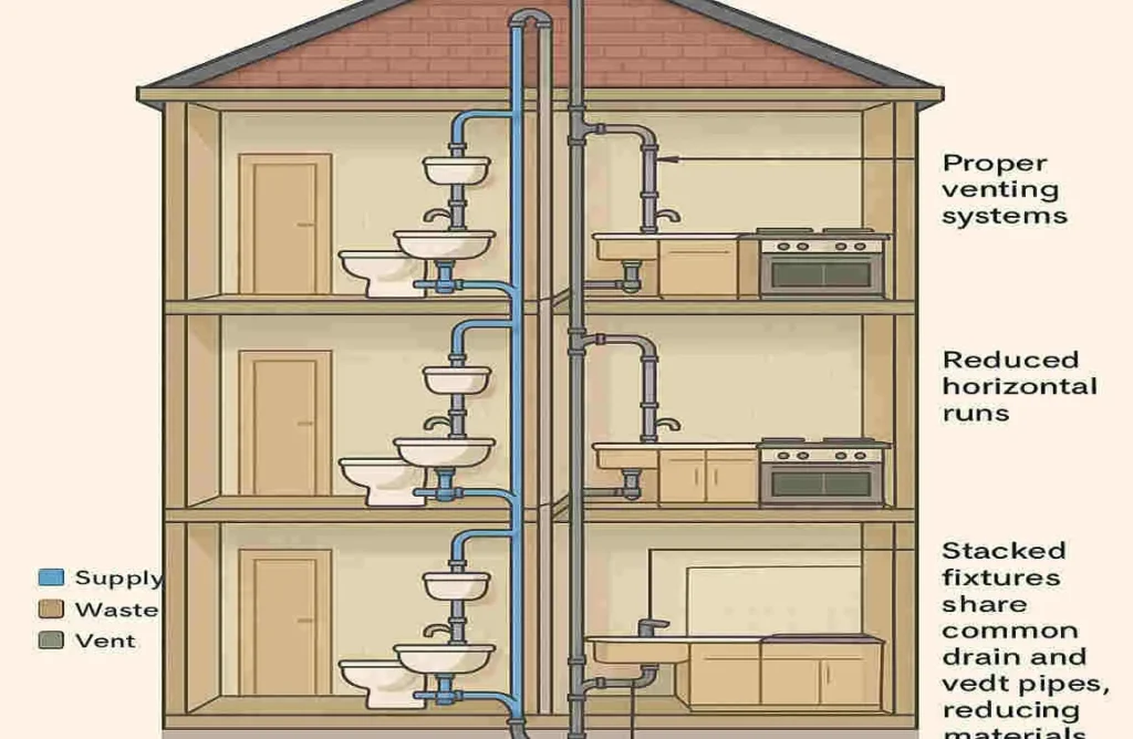 stack in house plumbing