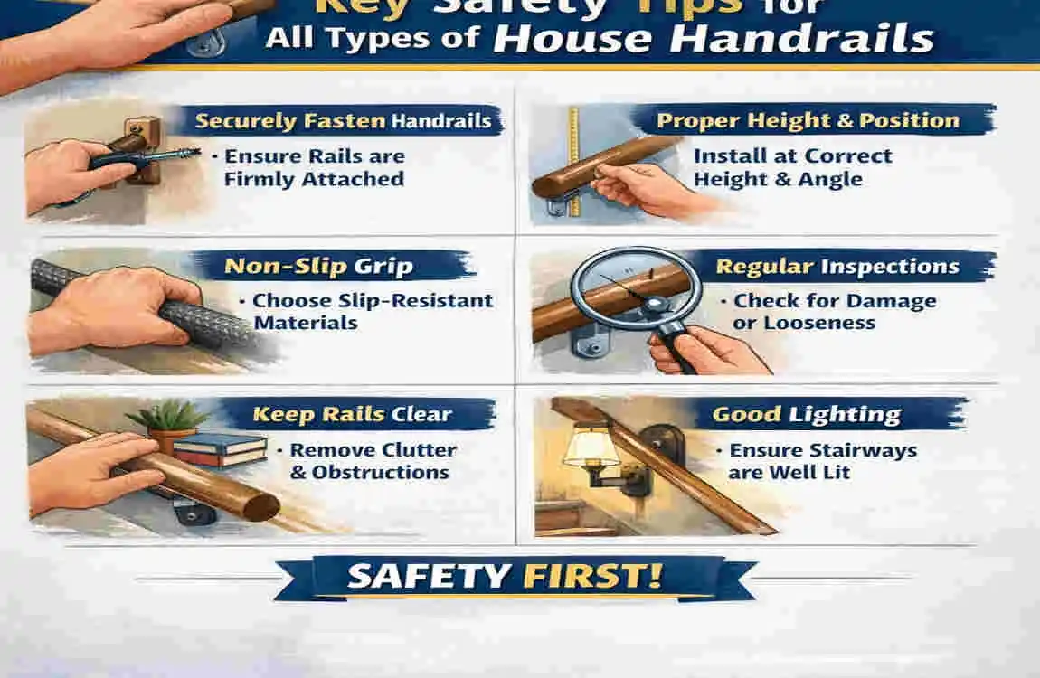 10 Most Popular Types of House Handrails: Modern Styles, Materials & Safety Tips for
