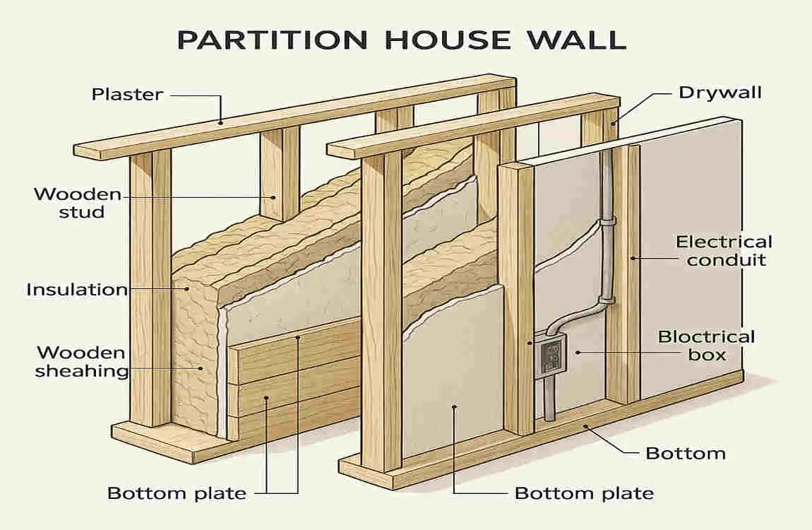 whats a partition house wall