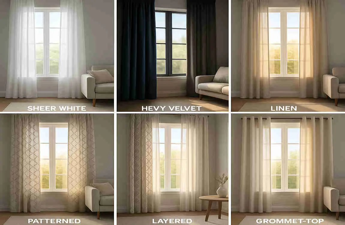 should curtains touch the floor