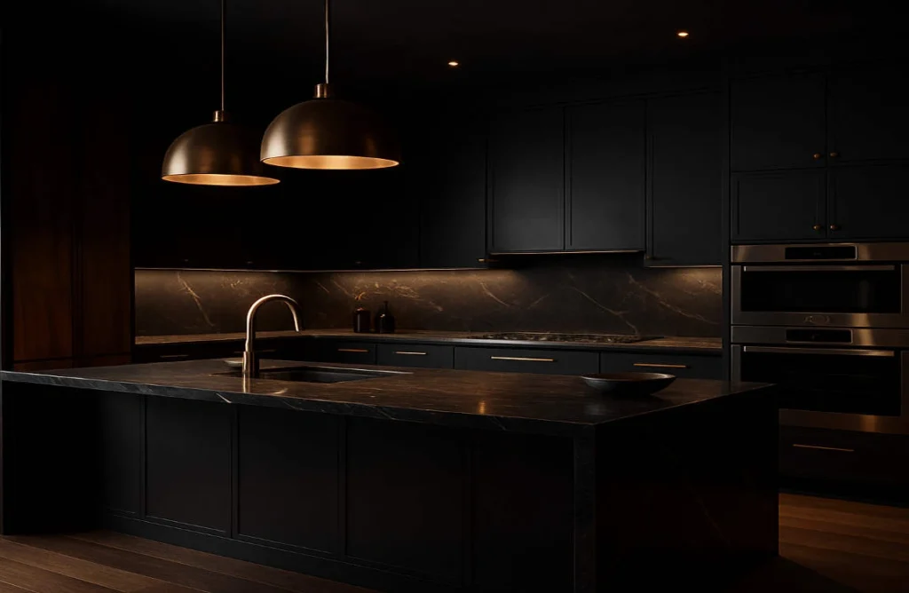 what is a dark house kitchen