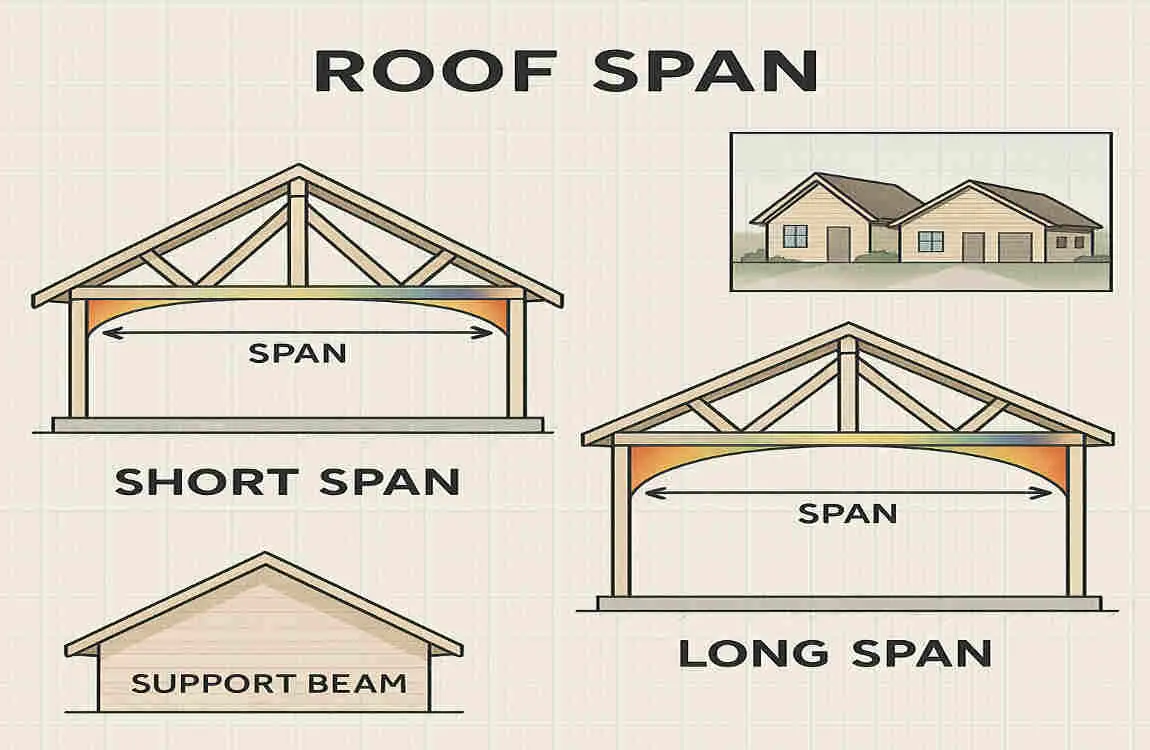 how far can you span a 2x6 for a roof