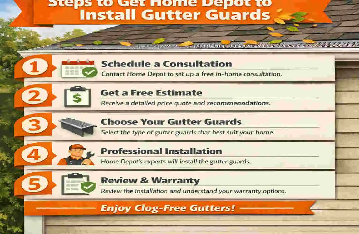 How to Get Home Depot to Install Gutter Guards