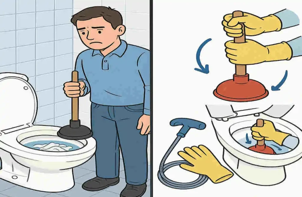 How to Unclog a Toilet in Your House Clogged with Baby Wipes