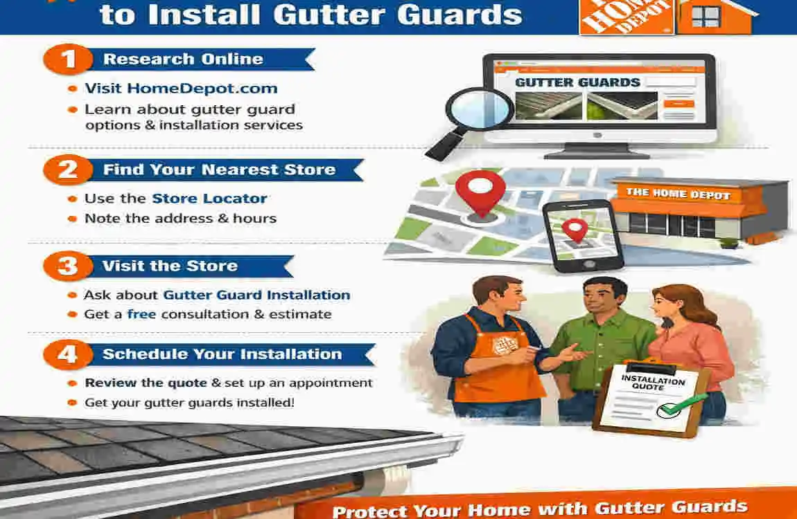 How to Get Home Depot to Install Gutter Guards