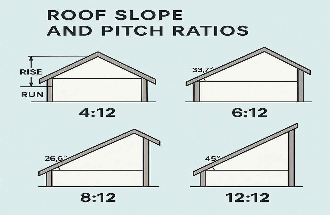 which of the following roof slope ratios qualifies as low-slope