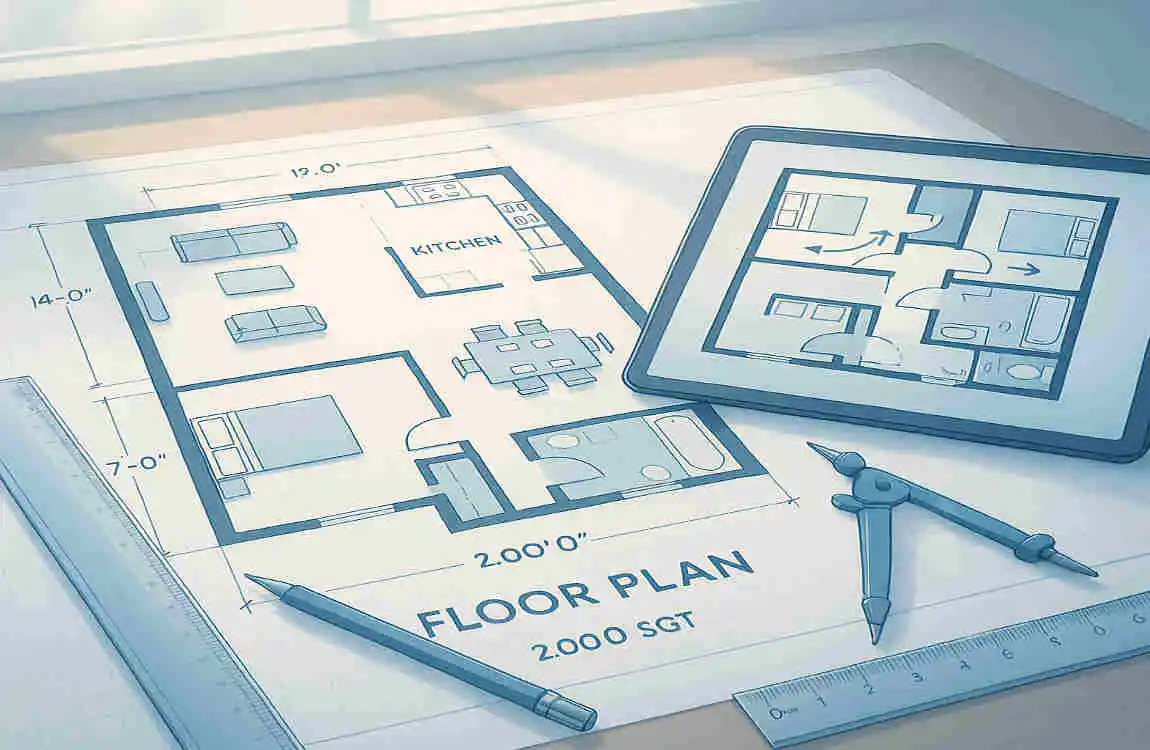 6 Popular Floor Plans for 2,000 Square Feet House