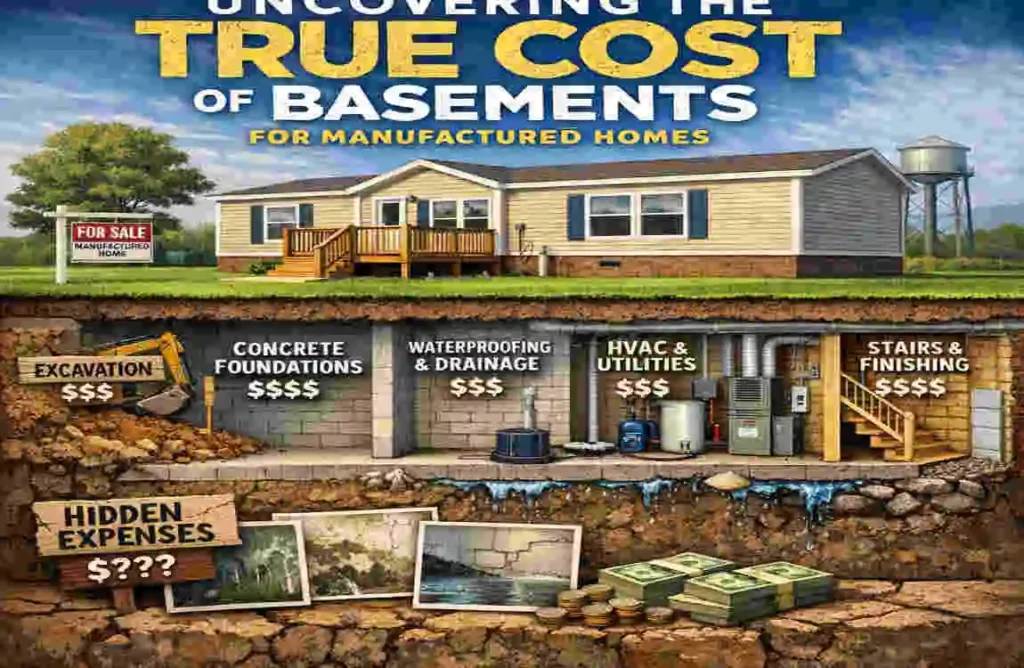 how much does it cost to put a basement under a manufactured home