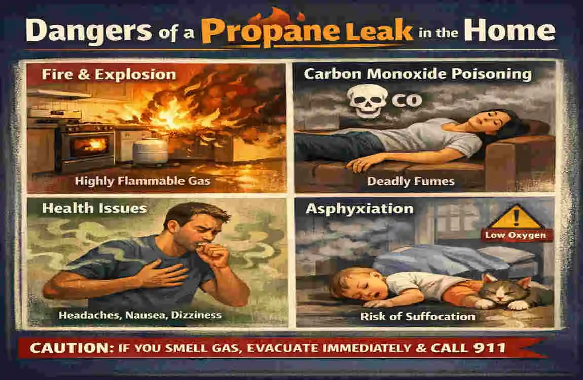 what does propane smell like in a house 