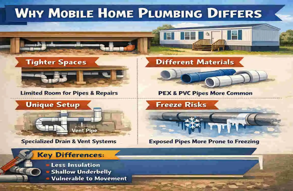 modern are mobile home faucets different