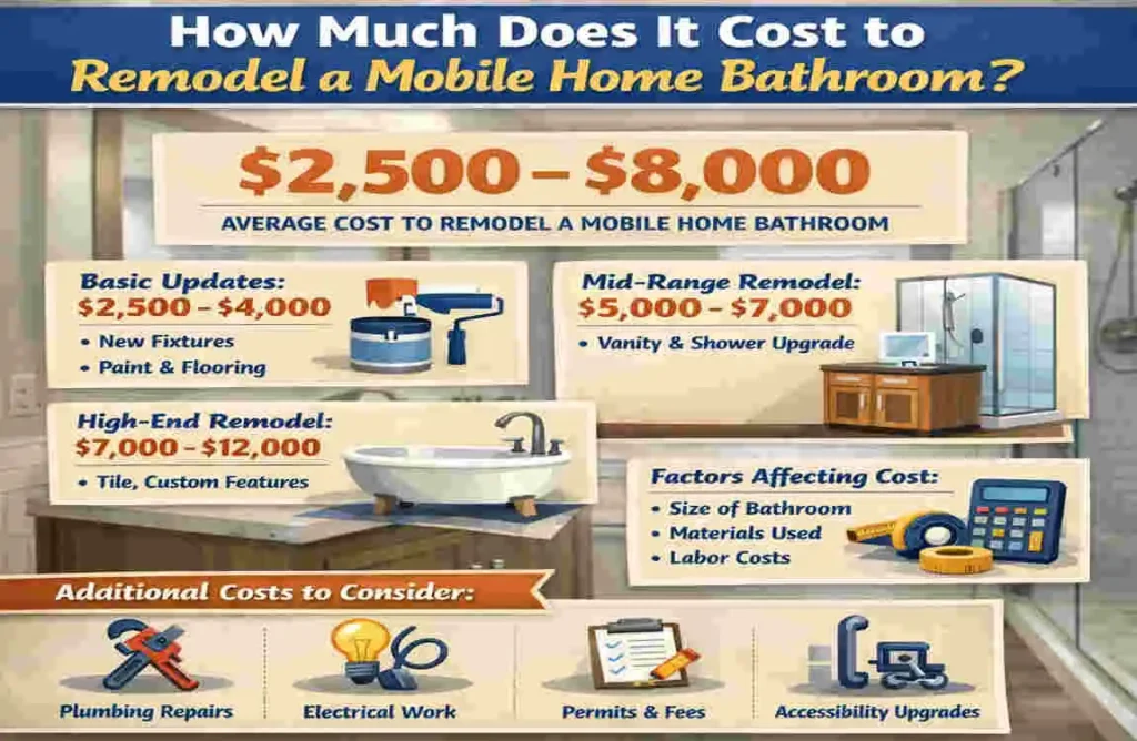 How Much Does It Cost to Remodel a Mobile Home Bathroom?