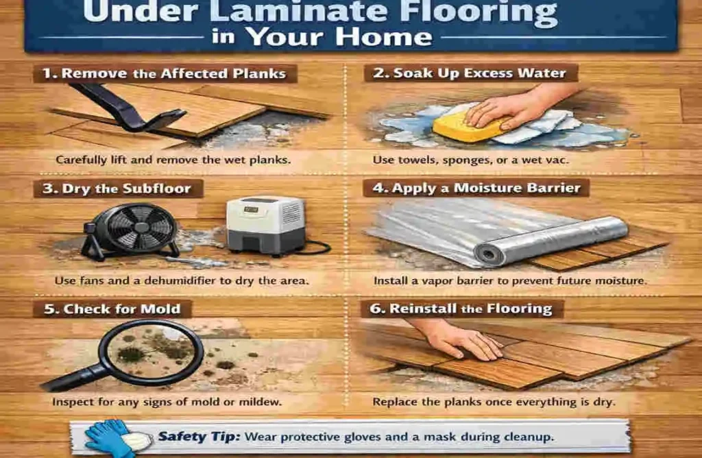 How to Dry Water Under Laminate Flooring in Your Home How to Dry Water Under Laminate Flooring in Your Home