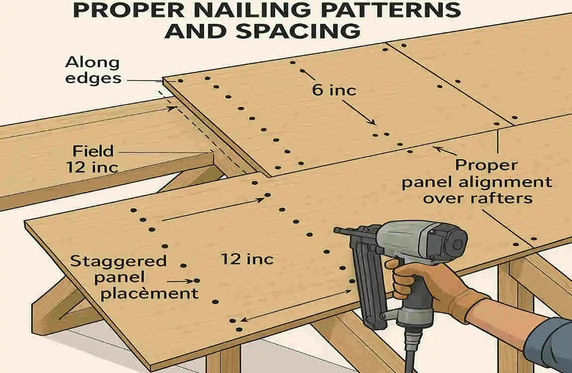 what size nails for 7 16 osb roof sheathing