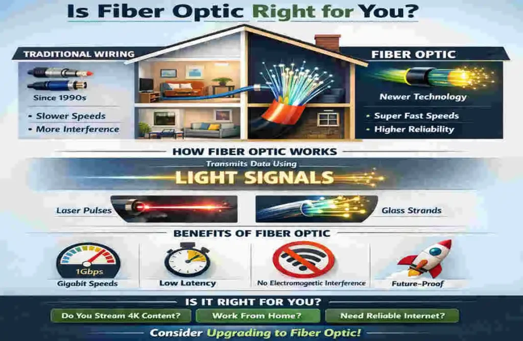Understanding Home Wiring: Is Fiber Optic Right for You? Understanding Home Wiring: Is Fiber Optic Right for You?