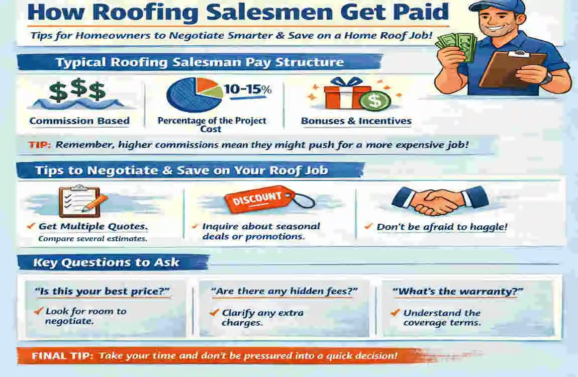 How Do Roofing Salesmen Get Paid on Your Home Roof Job?