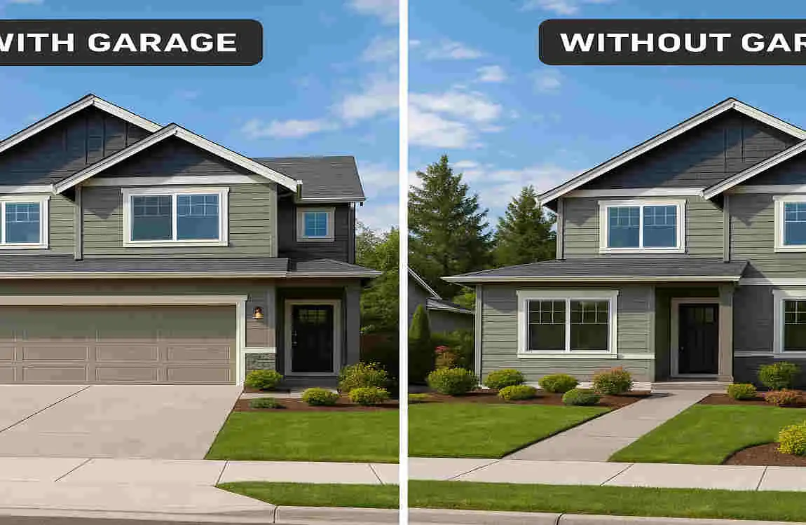 does a garage count as square footage