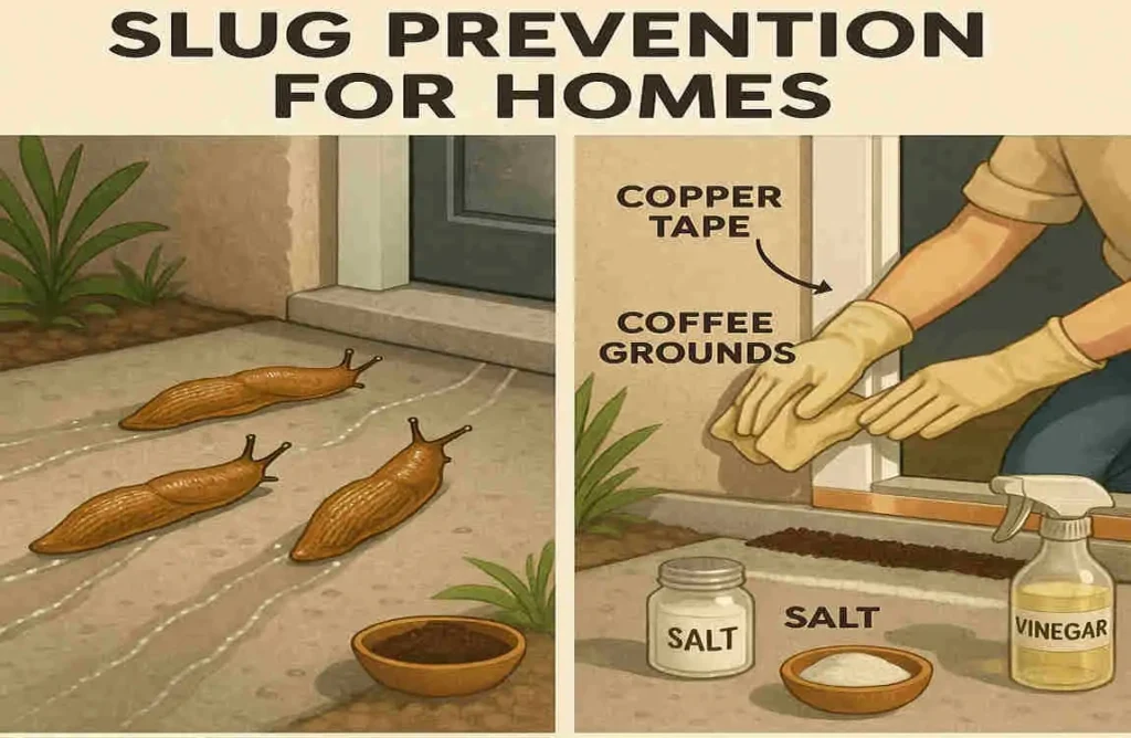 how do you stop slugs from coming in your house