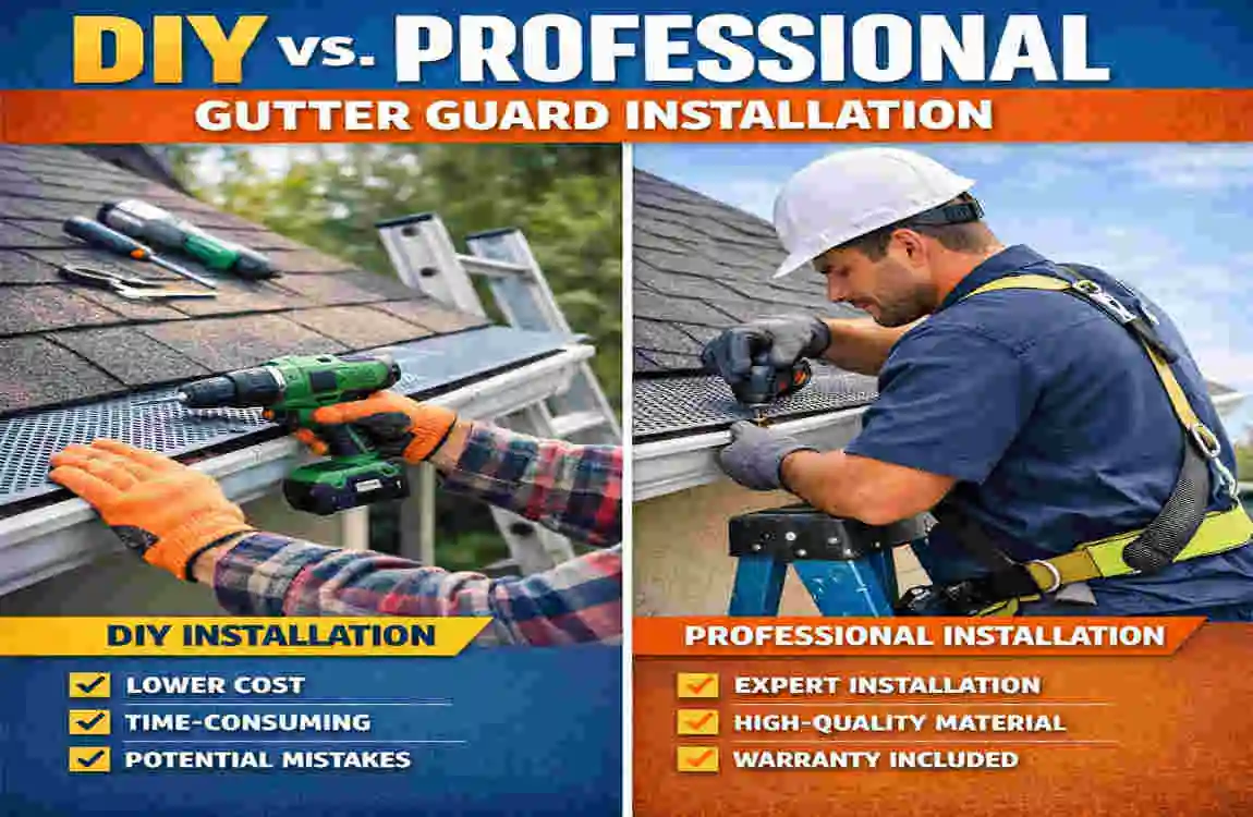 does home depot install gutter guards