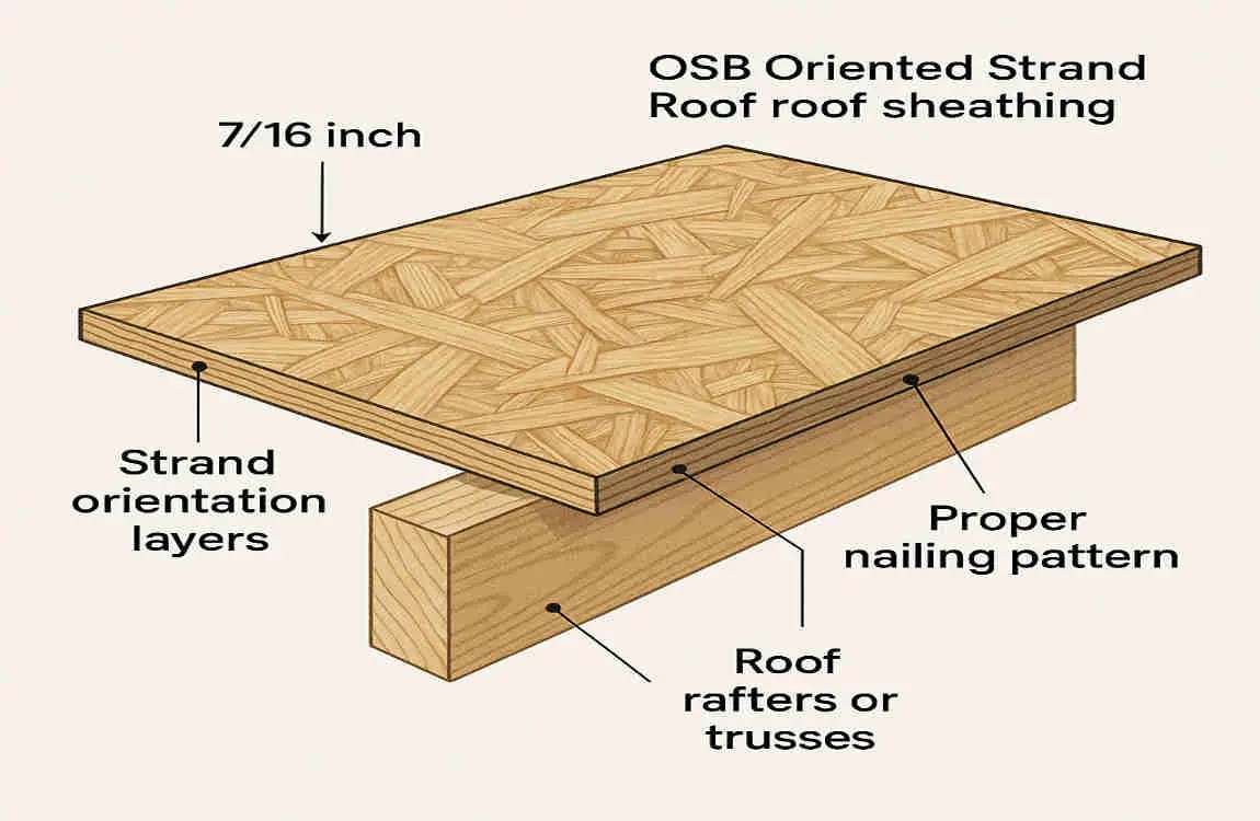 what size nails for 7 16 osb roof sheathing