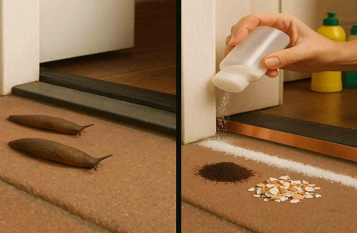 how do you stop slugs from coming in your house