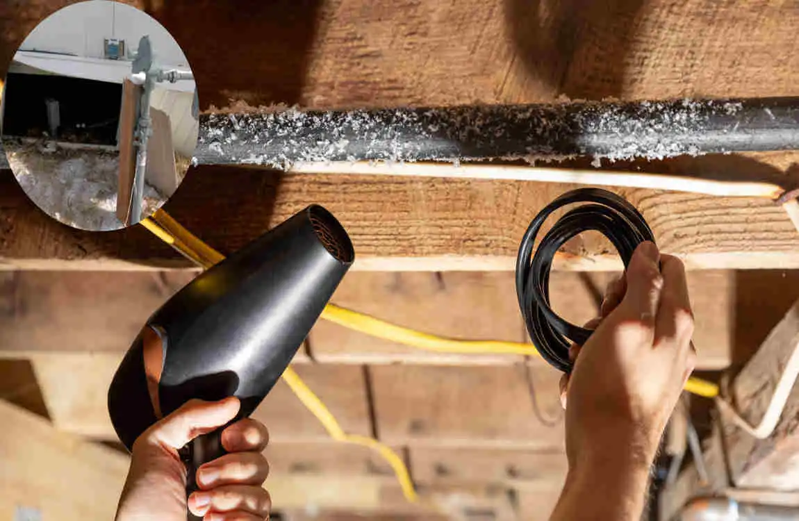 what temperature do pipes freeze under mobile home