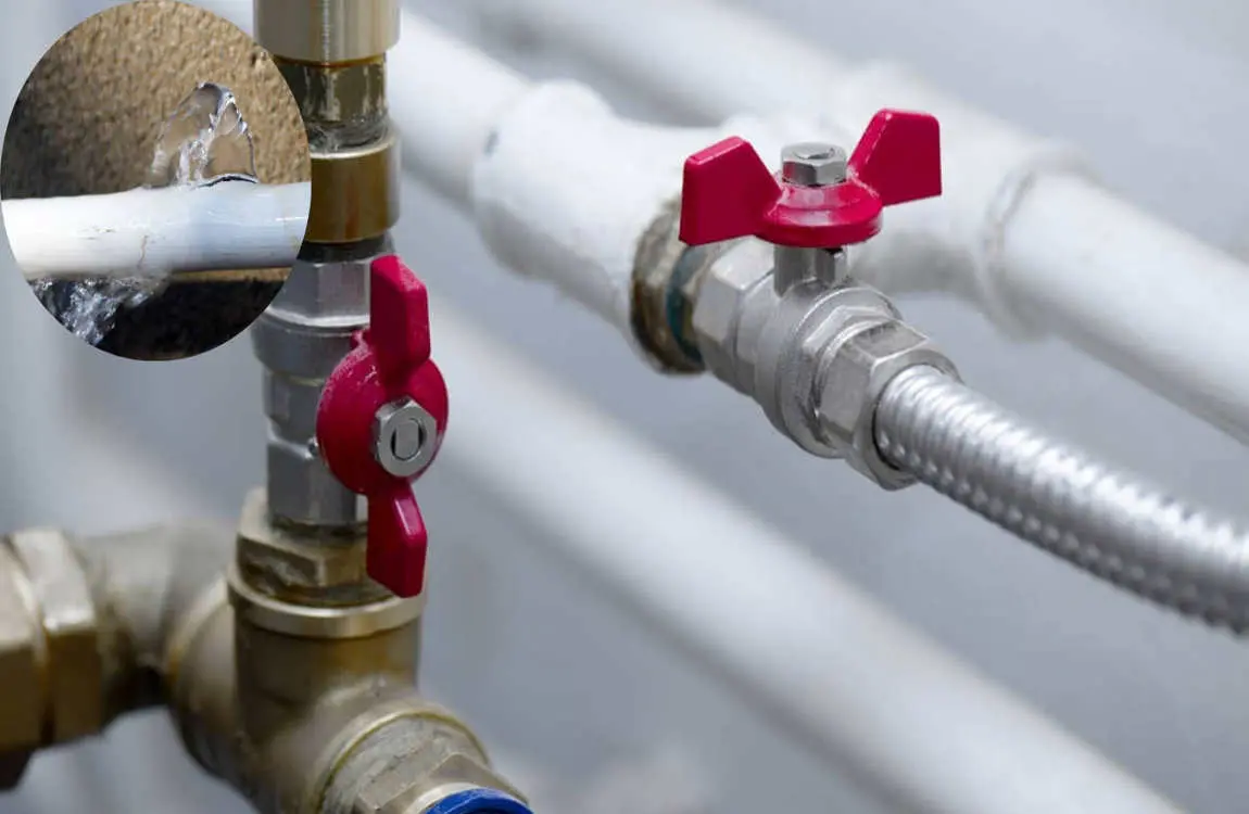 what temperature do pipes freeze under mobile home