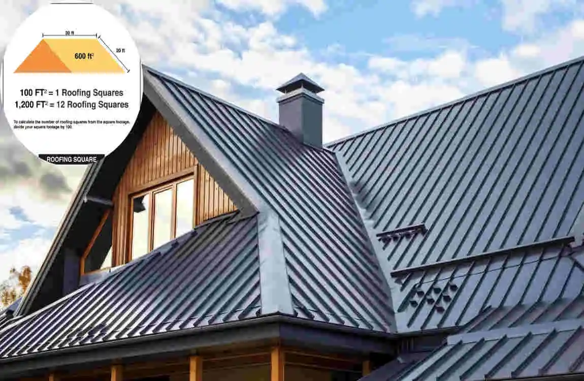 how many squares of roofing is 1000 square feet