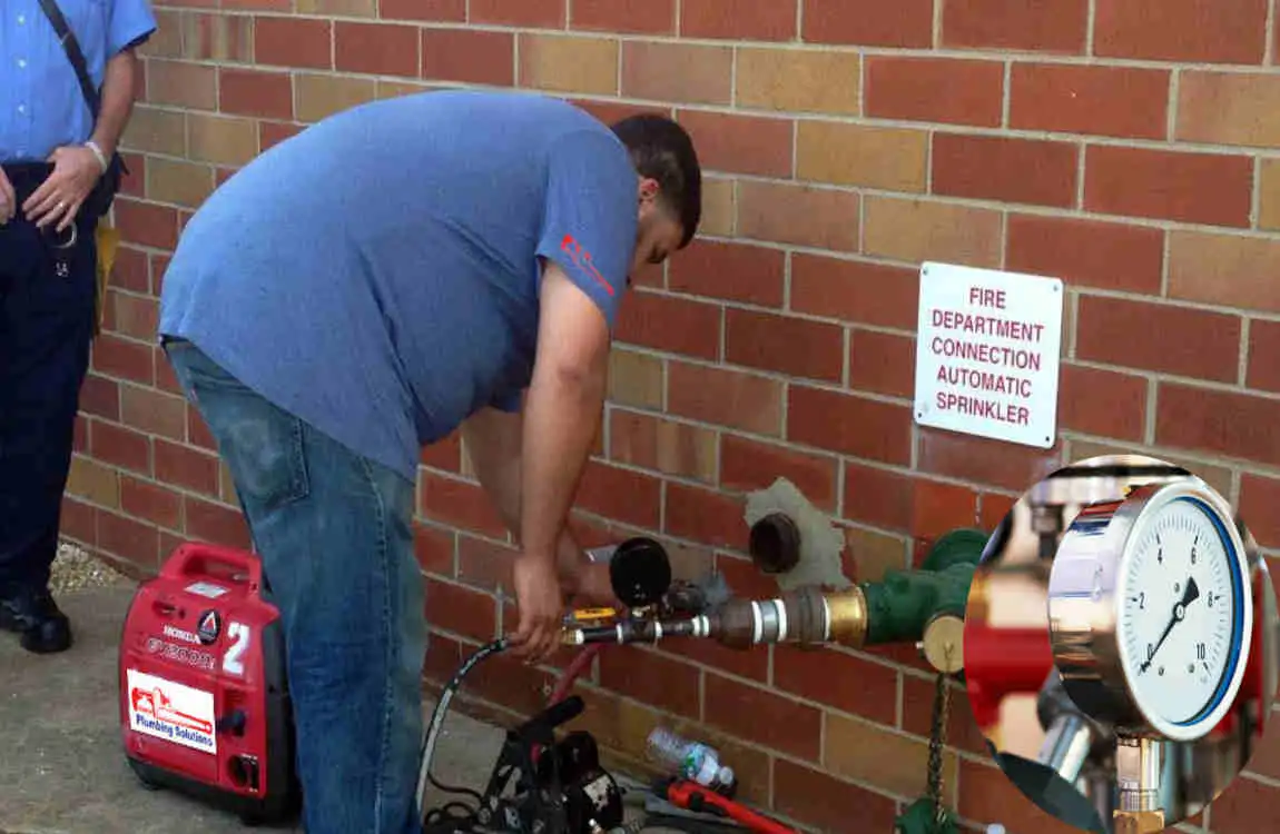 how much does a hydrostatic plumbing test cost