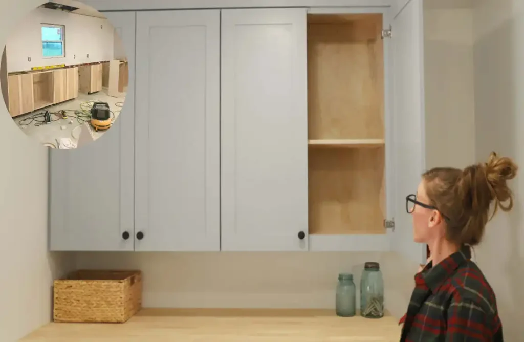 how to build kitchen counter frame