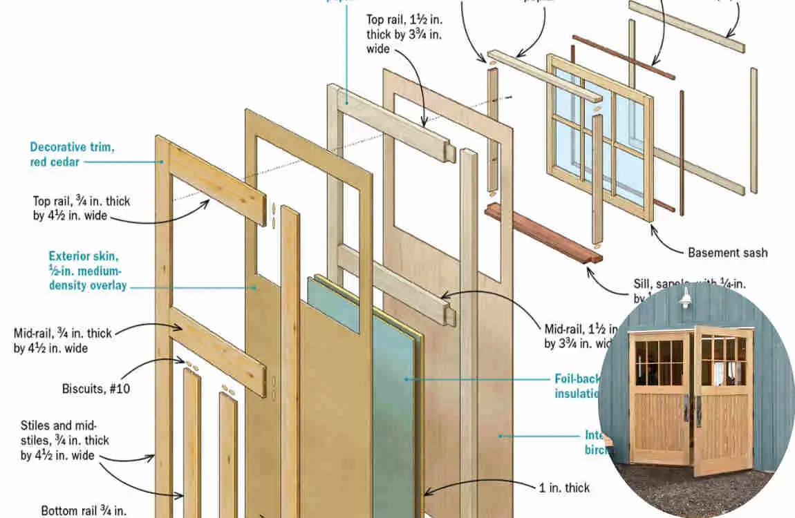 how to build carriage garage doors