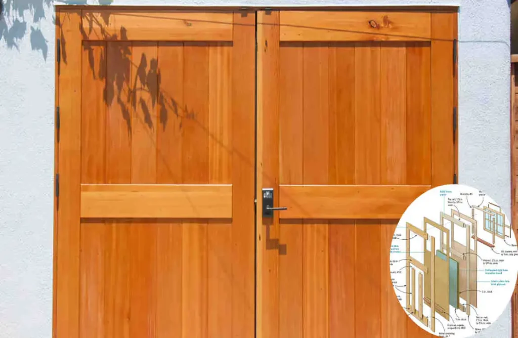 how to build carriage garage doors