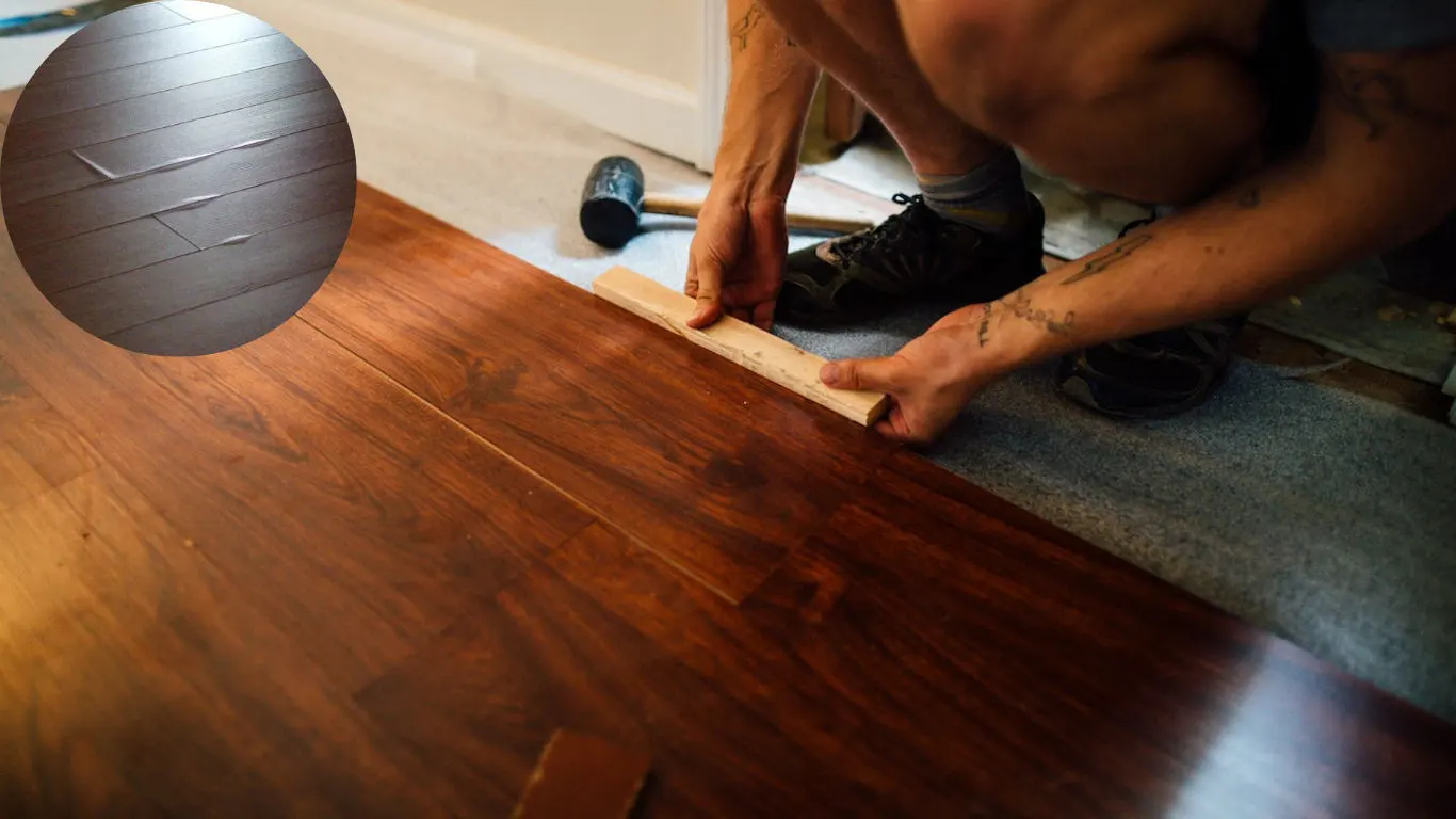 how to dry laminate flooring with water under it