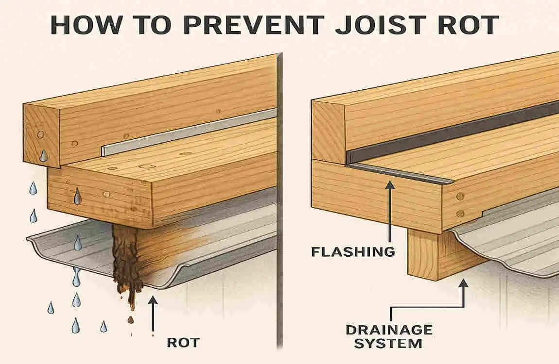 Does an Under Deck Roof Cause Joist Rot in Your House?