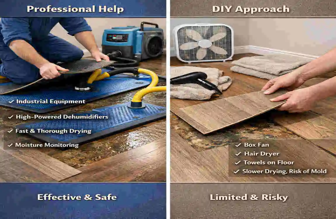 How to Dry Water Under Laminate Flooring in Your Home