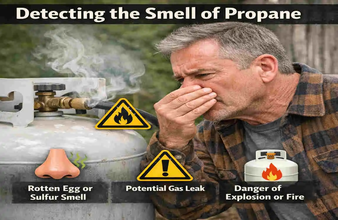 what does propane smell like in a house 