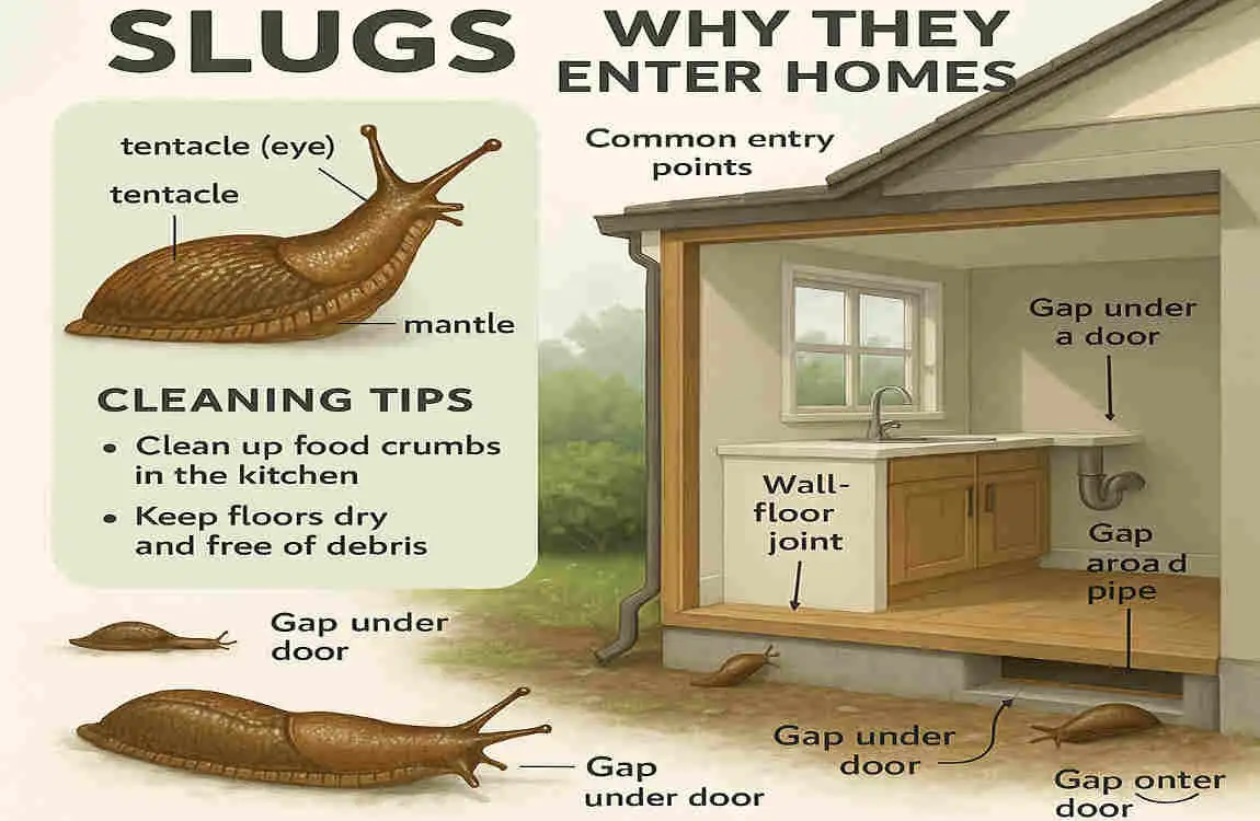 how do you stop slugs from coming in your house