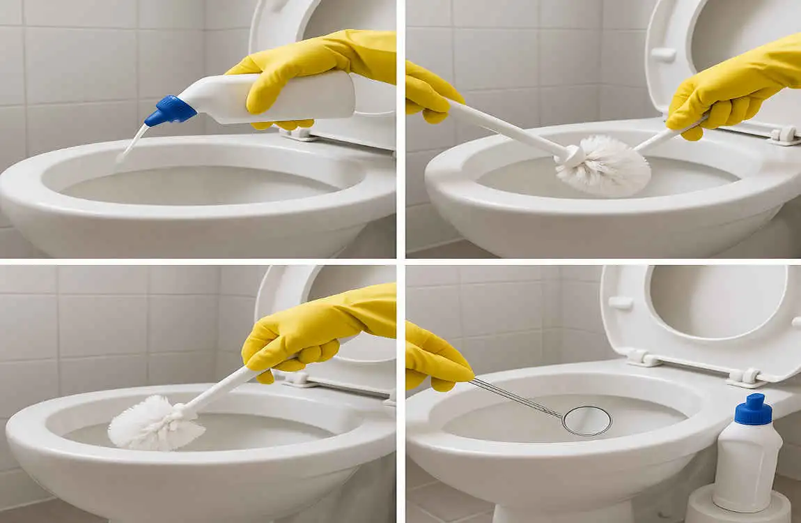 How to Clean Under Toilet Rim for a Sparkling House Bathroom