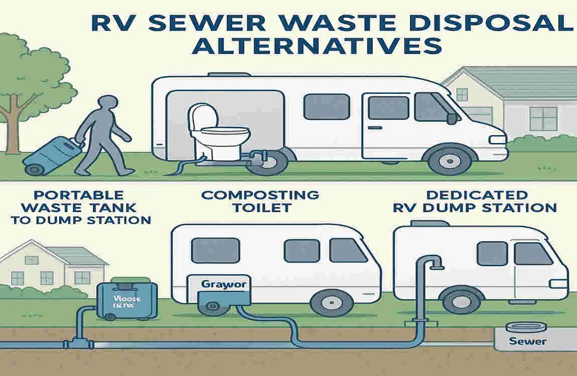 how to connect rv to house sewer