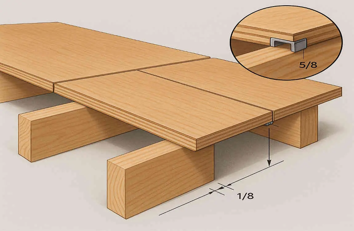 are h clips required for 5 8 roof sheathing