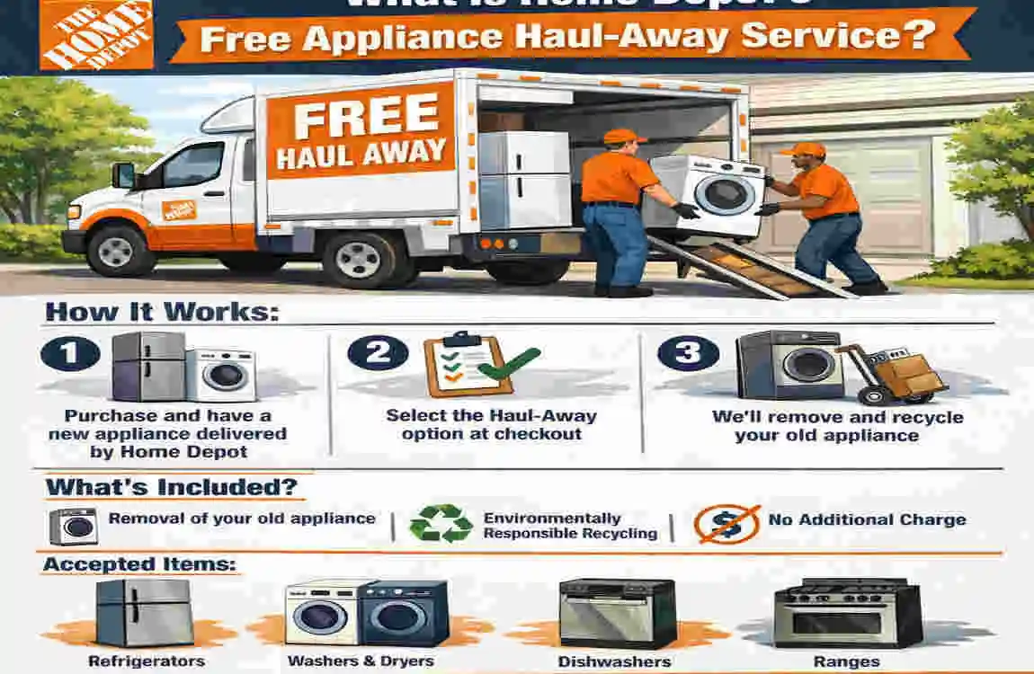 does home depot remove old appliances for free
